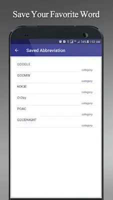 Abbreviations Dictionary Plus android App screenshot 2