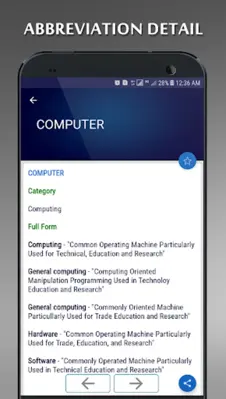 Abbreviations Dictionary Plus android App screenshot 3